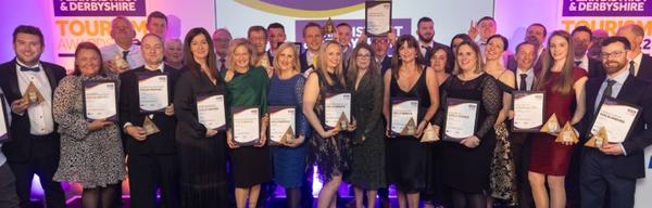 Gold award winners at the 2022 Peak District & Derbyshire Tourism Awards