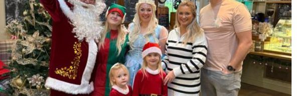 Breakfast with santa at Renishaw Hall