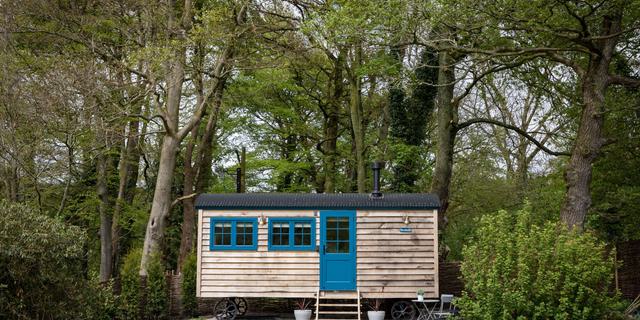 Chatsworth Estate Holiday Cottages Heathy Lea Collection Shepherds Huts Woodlands External