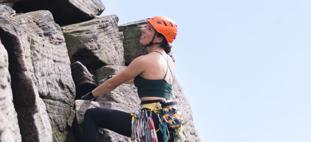 Climbing at Castle Naze
