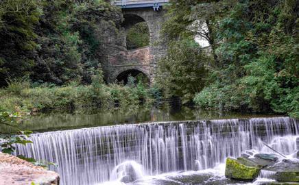 New Mills river and hydro